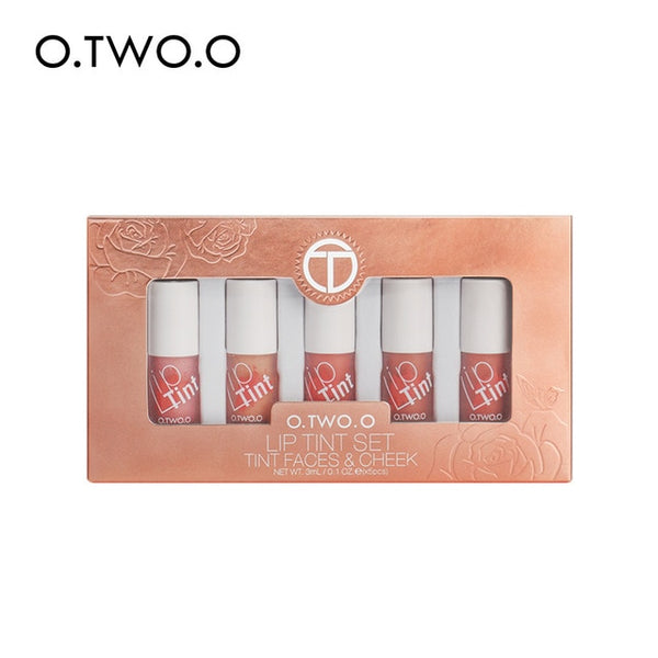 High Quality 5pcs Lip Tint Set Moisturizing Lip Gloss Long Lasting