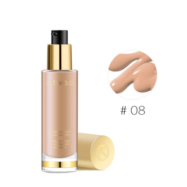 O.TWO.O 8 Colors Liquid Foundation Make Up Concealer Whitening Moisturizer Oil-control Waterproof Liquid Foundation Face Care