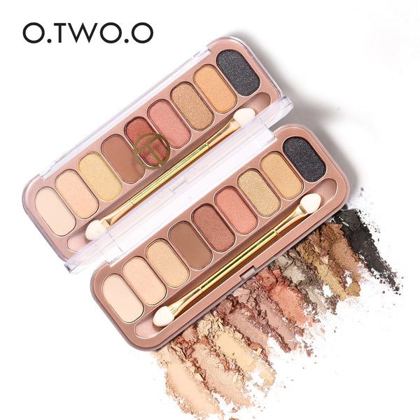 HOT 9 Colors Palette Eyeshadow With Brush Make Up Eye Shadow Matte Makeup Long Lasting