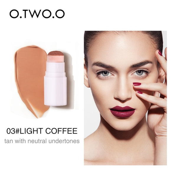 O.TWO.O Concealer Stick Full Cover Air Cushion Contour Face Makeup Waterproof Lasting Hide Pore Blemish Bronzer Stick Cosmetics