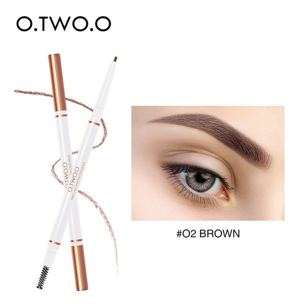 Eyebrow Pencil Waterproof Natural Long Lasting Ultra Fine 1.5mm Eye Brow Tint Cosmetics Brown Color Brows Make Up