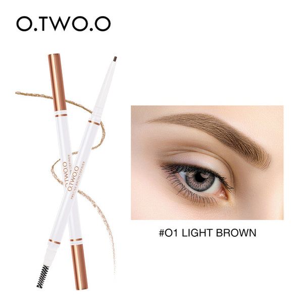 Eyebrow Pencil Waterproof Natural Long Lasting Ultra Fine 1.5mm Eye Brow Tint Cosmetics Brown Color Brows Make Up