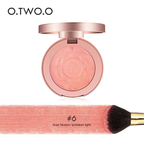 Face Blusher Powder Palette Makeup Cheek Blusher Powder Minerals Palettes Blusher Brush