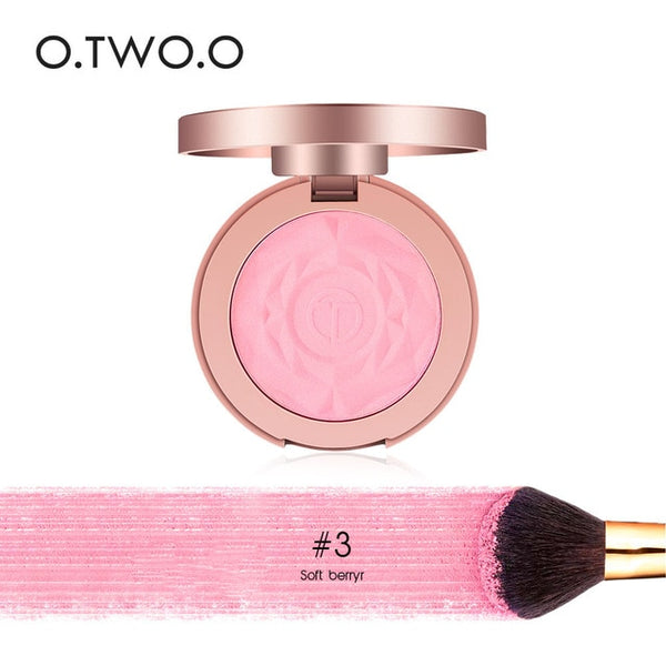 Face Blusher Powder Rouge Makeup Cheek Blusher  Brush Palette Cream Natural Blush