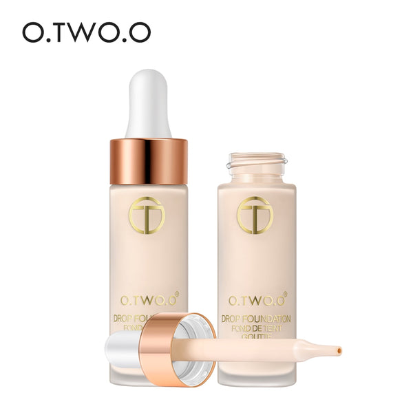 O.TWO.O Full Cover Matt Liquid Foundation Makeup Face Base Long Lasting Concealer Primer BB Cream Make Up Cosmetics 15ml