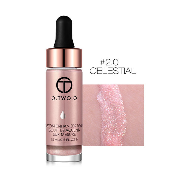 HIGH QUALITY Liquid Highlighter Contouring Make Up Natural Glow Enhancer Highlighting Lotion Brighten Shimmer 3D Highlighters 15ml
