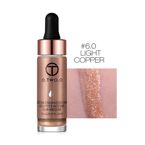 HIGH QUALITY Liquid Highlighter Contouring Make Up Natural Glow Enhancer Highlighting Lotion Brighten Shimmer 3D Highlighters 15ml