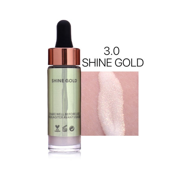 O.TWO.O Liquid Highlighter Make Up Highlighter Cream Concealer Shimmer Face Glow Ultra-concentrated illuminating bronzing drops