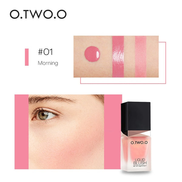 Makeup Liquid Blusher Sleek Silky Paleta De Blush Color Lasts Long 4 Color Natural Cheek Blush Face Contour Make Up