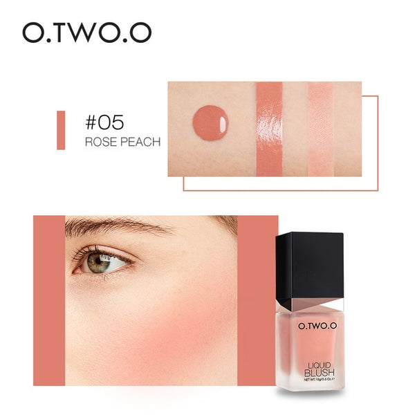 Makeup Liquid Blusher Sleek Silky Paleta De Blush Color Lasts Long 4 Color Natural Cheek Blush Face Contour Make Up