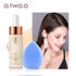O.TWO.O Matte Liquid Foundation Makeup Base Primer Face Cream Full Cover Concealer With Makeup Sponge Blender Makeup Set