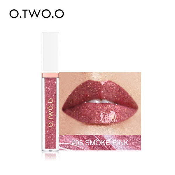 O.TWO.O Mirror Glass Lip Gloss Moisturizing Light Gel No Sticky Shimmer Lipstick Liquid Makeup 7 Color Lipgloss maquiagem