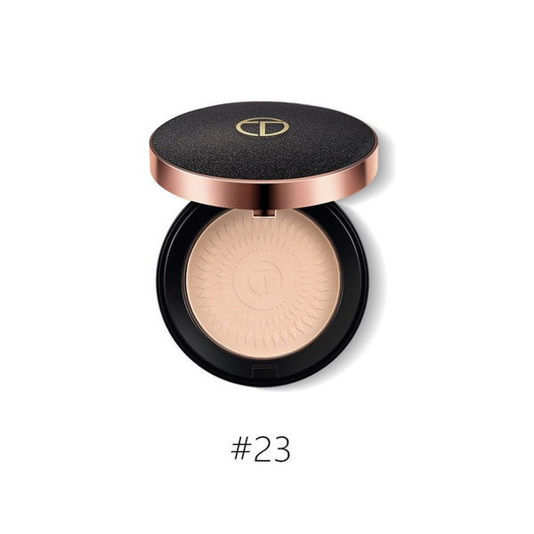O.TWO.O Natural Face Powder Mineral Foundations Oil-control Brighten Concealer Whitening Make Up Pressed Powder With Puff