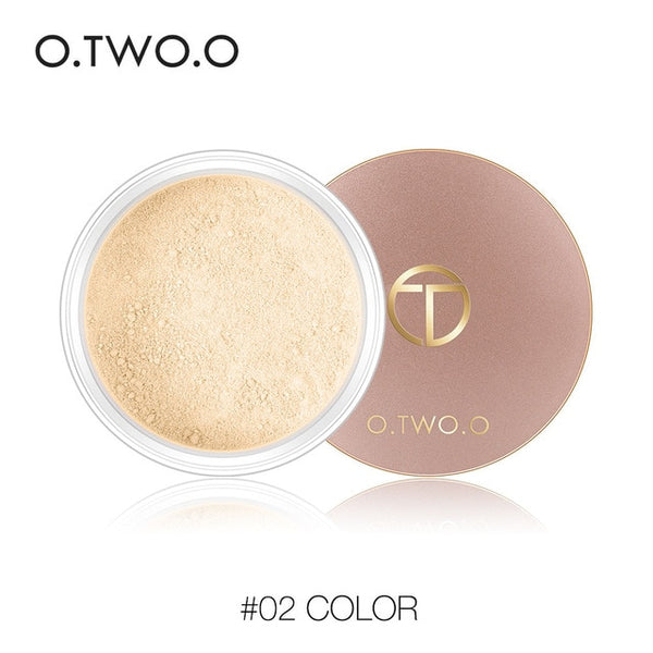 Smooth Matte Loose Powder Makeup Transparent Finishing Powder Waterproof For Face Finish Setting With Cosmetic Puff