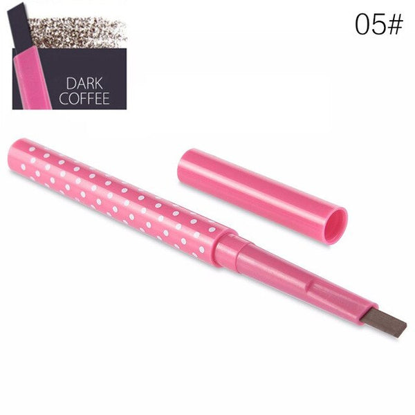 PHOERA étanche fourchette pointe sourcils crayons Fine esquisse liquide sourcil teinte microblading sourcil tatouage stylo maquiagem