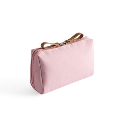 Solid Cosmetic Bag  Style Women Makeup Bag