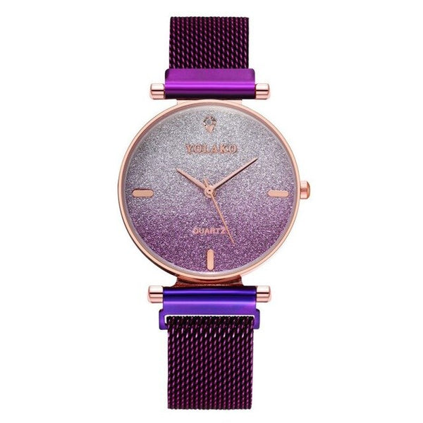 Personality Magnet Ladies Bracelet Watch Star