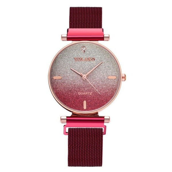 Personality Magnet Ladies Bracelet Watch Star