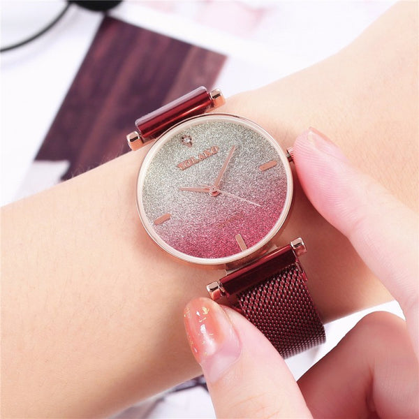 Personality Magnet Ladies Bracelet Watch Star