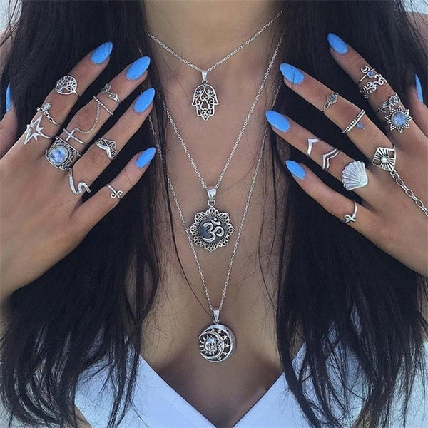 Necklace Women Silver Wedding Party Exquisite Jewelry Accessories