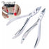 Pooypoot 1 pièces coupe-ongles ciseaux acier inoxydable peau morte dissolvant cuticules pinces à épiler manucure Nail Art pédicure outils