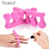 Pooypoot 2 pièces/ensemble mousse souple éponge doigt orteil séparateur rose ongles forme entretoise diviseurs manucure pédicure Nail Art UV Gel outils