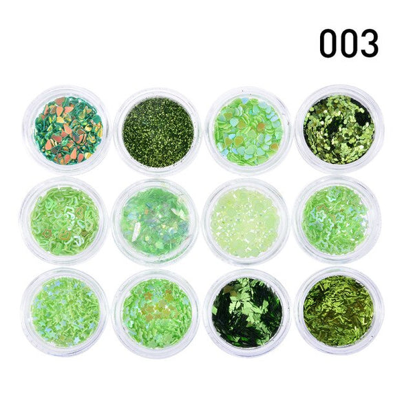 Pooypoot corps paillettes adhésif visage corps Nail Art autocollants cristal paillettes bijoux Festival partie œil tatouage paillettes ensemble 8 couleurs