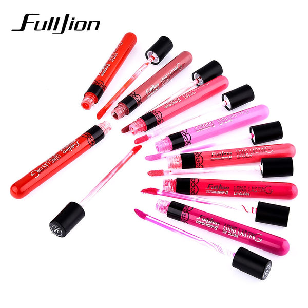 Pro Waterproof Elegant Daily Color Lipstick Matte Smooth Lip Stick Lipgloss Long Lasting Sweet Girl Lip Shade 7 Color
