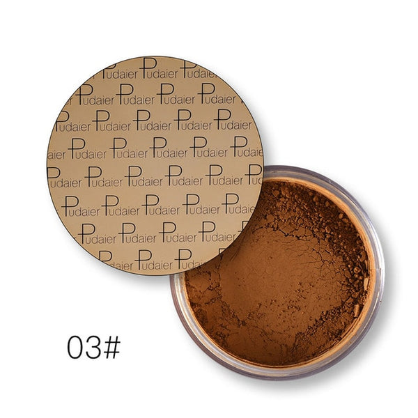 New 8Colors Loose Powder Makeup Face Setting Compact
