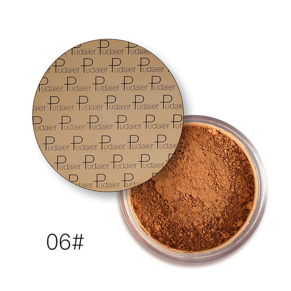 New 8Colors Loose Powder Makeup Face Setting Compact