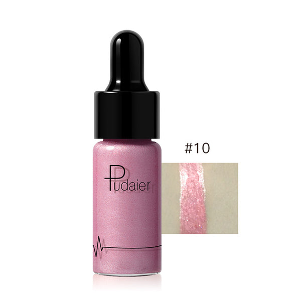 Liquid Highlighter Shimmer Shine Lasting Brighten Make Up Cream 12 Colors