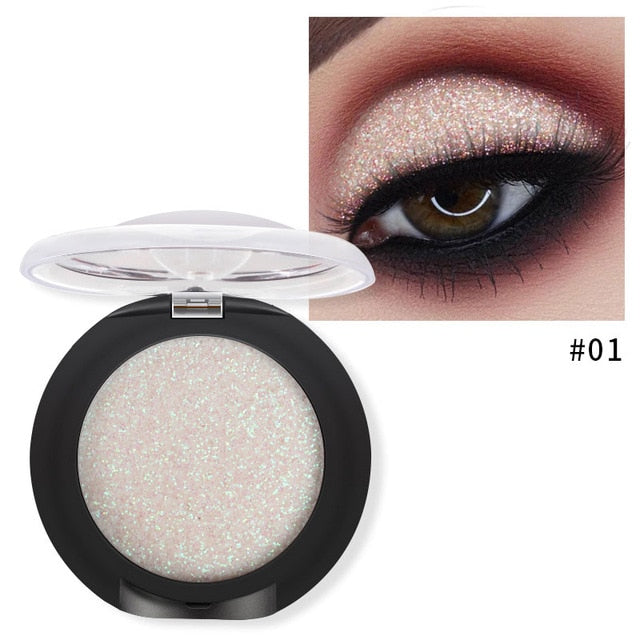 Pudaier 1PC 20Colors Glitter Palette Eyeshadow Powder Matte Brush Eye Shadow Pallete Makeup Pigments Maquiagem Beauty Nudes