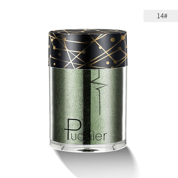 New 30colors Glitter Eyeshadow Pigment Powder Face Lip Nail Makeup Multipurpose Glue-Free Eye shadow