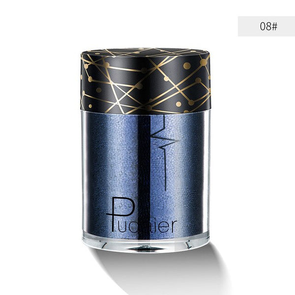 Pudaier 1PC 30colors Glitter Eyeshadow Pigment Powder Face Lip Nail Makeup Multipurpose Glue-Free Eye shadow Shimmer Waterproof