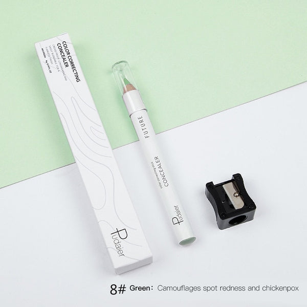 [HOT] 8 Colors Perfect Concealer Pencil Contouring Makeup Waterproof  Cream Concealer With Sharpener
