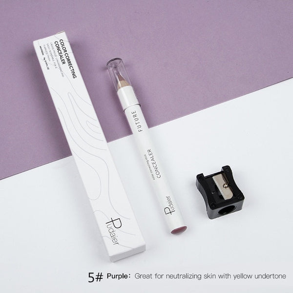 [HOT] 8 Colors Perfect Concealer Pencil Contouring Makeup Waterproof  Cream Concealer With Sharpener
