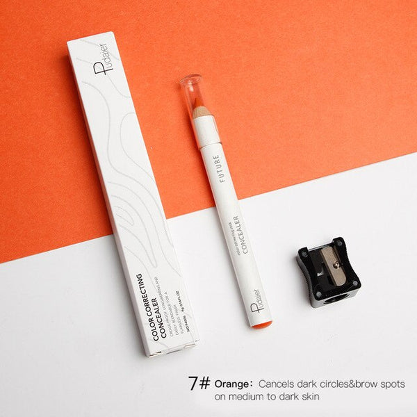 [HOT] 8 Colors Perfect Concealer Pencil Contouring Makeup Waterproof  Cream Concealer With Sharpener