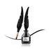 Black Eyeliner Cream Gel Waterproof Makeup Cosmetic Long lasting Magical Black Eye liner Gel with Feathers Brushes