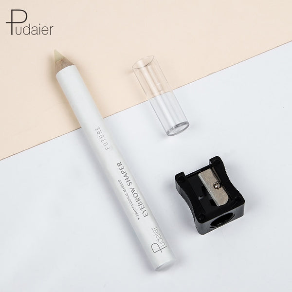 Pudaier 1PC Persistent Styling Eye Brow Shaper Waterproof  Makeup Vitamine E Eyebrow Pencil With A Sharpener For Cosmetics
