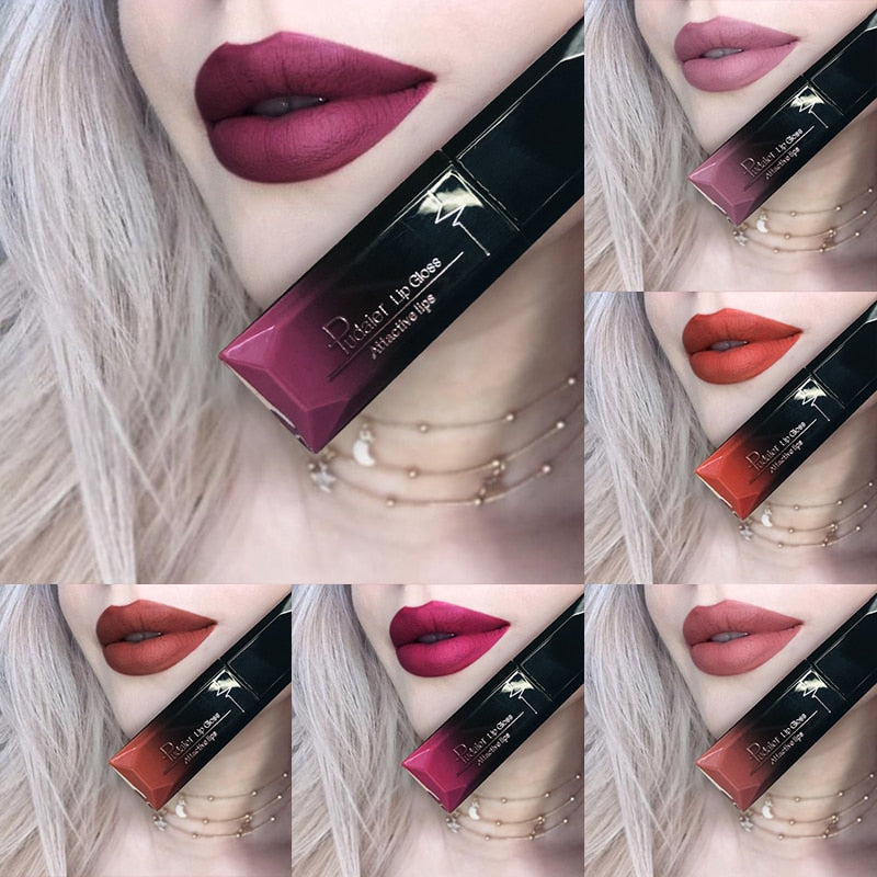 Waterproof Velvet Liquid Lipstick Sexy Red Lip Tint 21 color