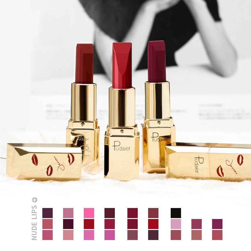 NEW Matte Lipstick Waterproof Makeup 26 sexy colors