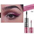Double Head 4d Fiber Liquid Lash Extensions Mascara Waterproof Makeup Long Lasting 3Colors