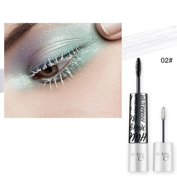 Double Head 4d Fiber Liquid Lash Extensions Mascara Waterproof Makeup Long Lasting 3Colors