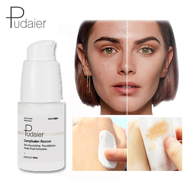 Pudaier Color Changing Face Foundation Makeup Incredible Liquid Foundation Cream Brighten skin colour Foundation Base   Cosmetic