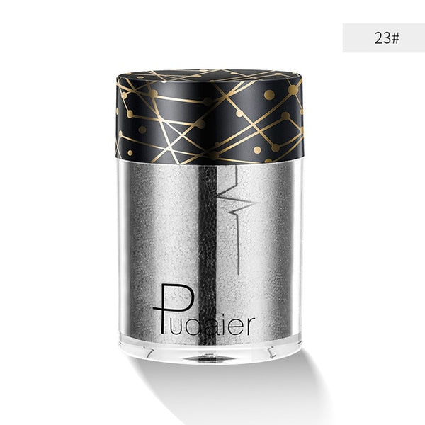 Pudaier Glitter Eyeshadow Pigment Waterproof Face Lip Nail Makeup Sombras para Ojos Eyeshadow Shimmer Ombre a Paupiere Lasting