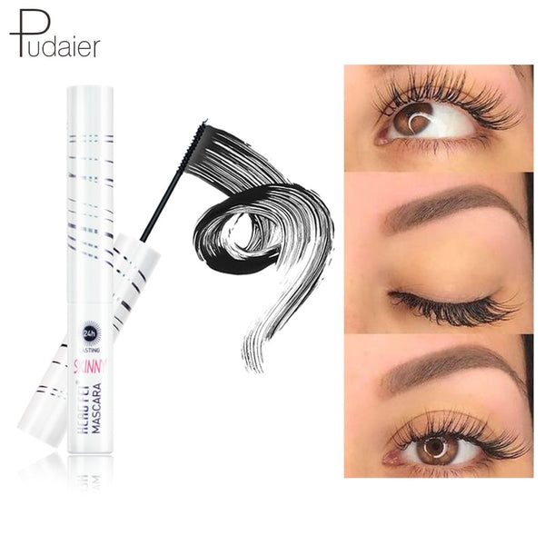 Pudaier Mascara Waterproof Liquid Makeup Curling Rimel de Alargamiento 4d Silk Maquillage Eyelashes Thick Lash Eyes Extension