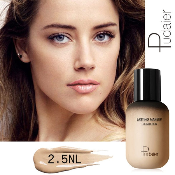 New Professional Face Foundation Makeup Full Coverage Liquid Foundation Cream Matte Foundation Base Face Concealer Cosmetic