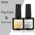 NEW 10ml 2 pcs Top coat+Base coat UV Gel Nail Polish Primer Nail Art
