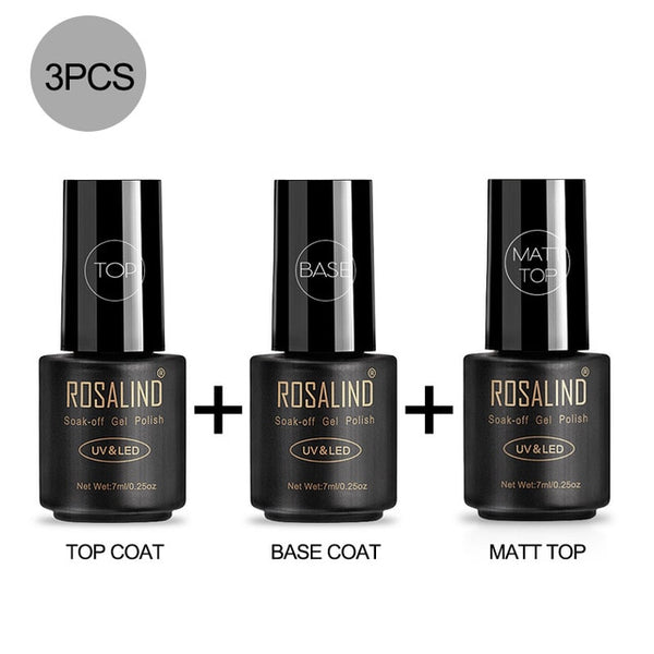 7ML Matt Gel Top Coat Gel For nail art UV Soak-Off Dull Frosted Surface Permanent Gel varnishes