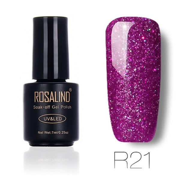 NEW 7ML Nails Polish Rainbow Shimmer Nail Art